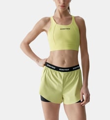 Short de sport femme Voltrun Avec poches détails réfléchissants Born Living Yoga