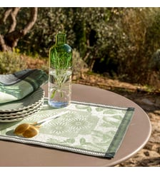 Set de table Jardin d´orient 100% lin Le Jacquard Francais