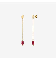 Boucles d'oreilles venus jade rose Caroline Najman