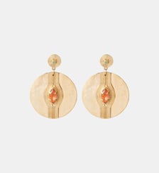 Boucles d'oreilles tiges percées   - Soleil Satellite