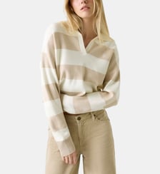 Pull polo droit à rayures Guess Jeans