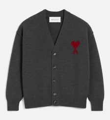 Cardigan Ami De Coeur En Laine unisexe AMI Paris