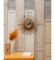 Miroir soleil métallique Igor N°963- Produit chiné Debongout