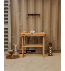 Etabli en bois clair Fernand N°232- Produit chiné Debongout