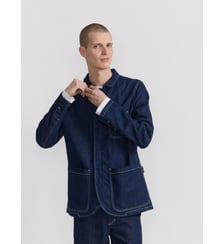 veste Ezkio non doublée en coton bleu Agnès b.