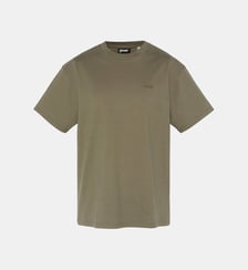 T-shirt droit signature en coton Schott