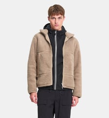 Veste sherpa recyclée col montant zippée Aigle