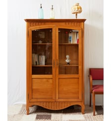 Vitrine en bois Victoria N°216- Produit chiné Debongout