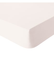 Drap housse uni en percale de coton lavée, bonnet de 35cm, DELICATE Essix