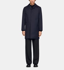 Trench droit court signature Sandro