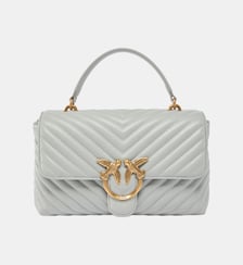 Sac à main lady love bag puff moyen en cuir nappa à chevrons Pinko
