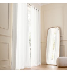 Rideau lin lavé oeillets AM.PM