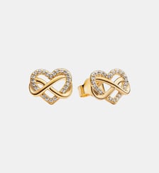 Clous d'Oreilles Cœur Infini Scintillants Pandora
