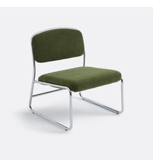 Fauteuil chrome et tissu La Redoute Interieurs