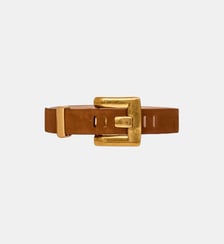 Ceinture Anthem en cuir suédé Balmain