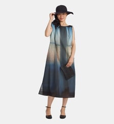 robe évasée en coton Agnès b.