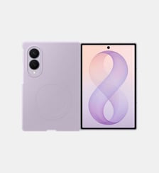 Pack coque silicone magnétique Lavande + protège écran Fold 8 Samsung