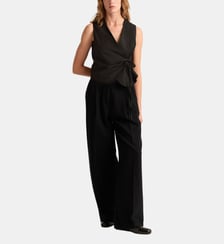 Gilet ceylon en laine froide bi Momonì