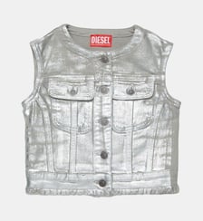 Veste sans manches avec logo Diesel Kids