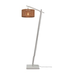 Lampadaire Iguazu - Bambou Blanc/Jute - 62x40x150cm Good&Mojo