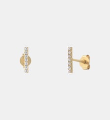 Paire de boucles d'oreilles doré  gil Caroline Najman