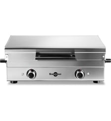 Plancha électrique Club inox 2 brûleurs à poser, 65.5x39.5 cm Krampouz