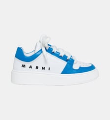 Baskets basses en cuir colorblock Marni