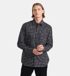 chemise en coton sérigraphié Agnès b.