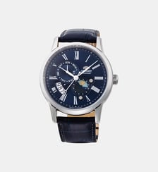 Montre automatique Sun & moon Bleu foncé RAAK0011D Orient