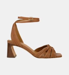 Sandales à Talon Ornelle Cuir de Chèvre Suédé Bobbies