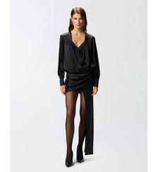 Robe courte avec traîne Pinko