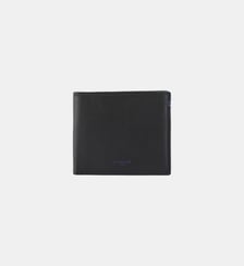 Portefeuille vertical moyen modèle zippé 2 volets Martin en cuir lisse Le Tanneur