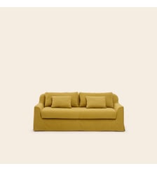 Canapé 2,5 Places  Revêtement en tissu naturel Madura