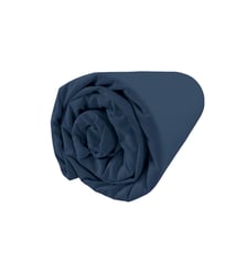 Drap housse en satin de coton lavé bonnet 30cm, NUIT SATINÉE Blanc Cerise