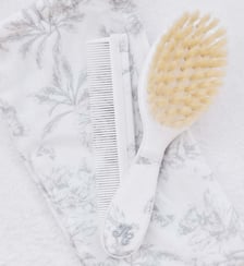 Brosse et peigne - Imprimé inspiration Toile de Jouy Tartine Et Chocolat