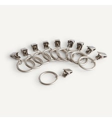 Lot de 10 pinces à rideaux AM.PM