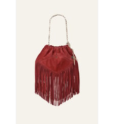 Sac S Suede Mini June Tote Franges Ba&sh