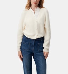 Pantalon pelley denim - Motif uni - Coton - Coupe flare Caroll