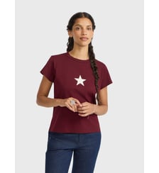 t-shirt en coton étoile Agnès b.