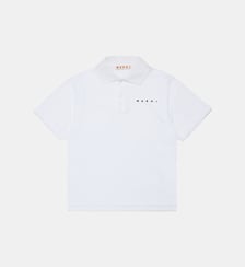 Polo avec logo sur la poitrine Marni