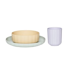 Assiette et bol en silicone Mini OYOY