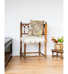 Chaise d'angle en cuir Claude N°882- Produit chiné Debongout