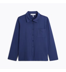 Chemise col classique en jersey Laurence Tavernier