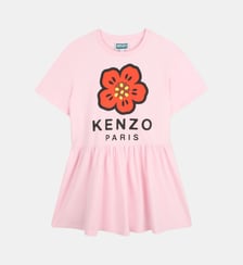 Robe froncee a la taille Kenzo Kids