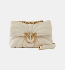 Mini sac à bandoulière love bag puff butterfly en cuir nappa Pinko