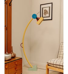 Lampadaire coloré et géométrique Julien N°364- Produit chiné Debongout