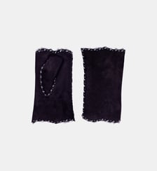 Mitaines AlixMIT Femme Cuir Double Face Agnelle