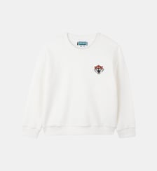 Sweat en molleton aspect bouclettes Kenzo Kids