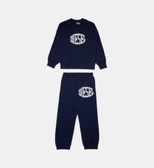 Combinaison en molleton avec logo Diesel Kids