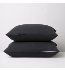 Lot de 2 Taies d'oreiller 2 en 1 - Alèse absorbante intégrée - Coloris Sable Dodo